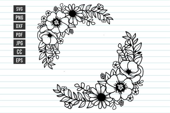 Download Flower Border Svg Flower Corner Svg - Flower corner svg Collection