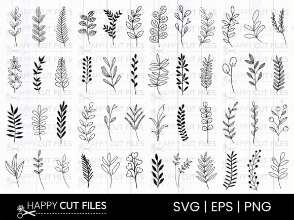 Download Leaf Svg Bundle Leaves Svg 48 Design - Leaf Collection