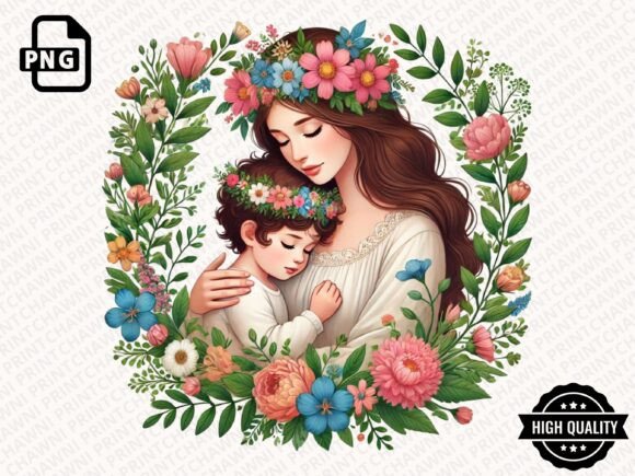 Download Watercolor Mother's Day Floral Clipart - Premium Resources