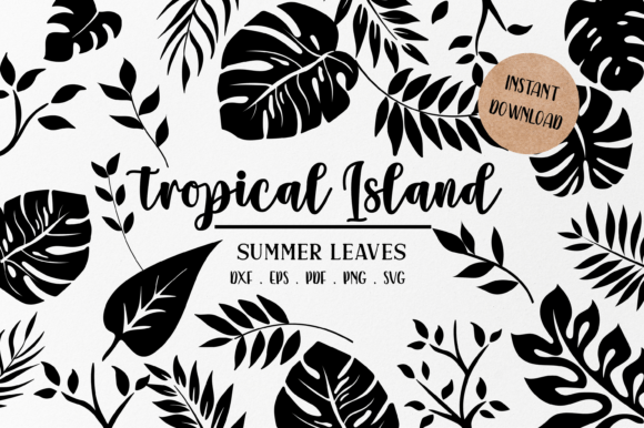 Download Tropical Leaves Svg | Monstera Leaf Svg - Leaf Collection