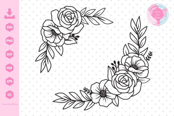 Download Flower Corner Svg - Flower corner svg Collection