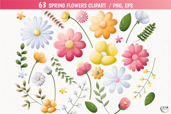 Download Spring Flower Clipart and EPS - Spring flower Collection