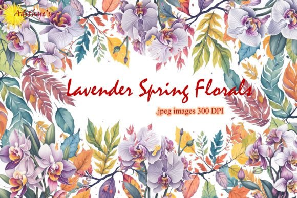 Download Lavender Spring Flowers - Sublimation - Spring flower Collection